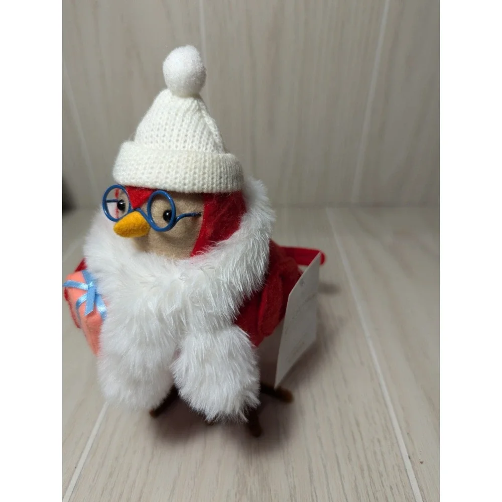 Wondershop Featherly Friends Ginger Red Bird Figure Pink Gift Blue Glasses 2023